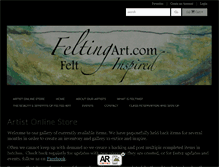 Tablet Screenshot of feltingart.com